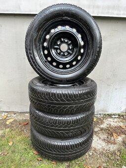 Plechy 5x115 R16 +zimne pneu Semperit 205/60 R16