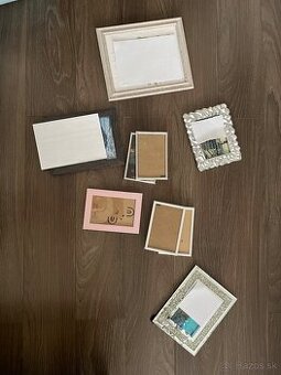 9ks fotoram, fotoramcek, ram na fotky rozne velkosti 9x13, 1
