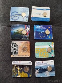 2 euro minca coincard zberateľská karta Slovensko