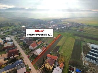 Diviacka Nová Ves – POZEMOK 486 m2 na PARKOVANIE/GARÁŽ