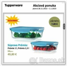 Tupperware - Prémia nádoby - sklo