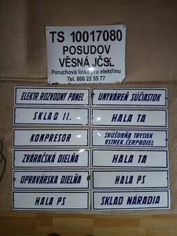 Zháňam staré neplatné tabuľky  - cedule, ponúknite.