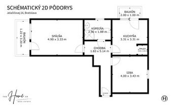 PREDAJ - 2i byt s možnosťou prerobenia na 3i, Jelačičova, NI