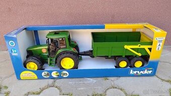 Bruder Traktor John Deere 6920 s návesom