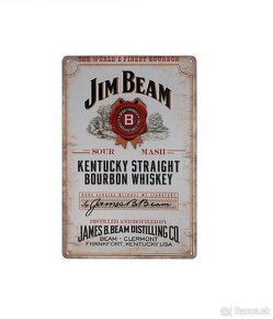 cedule plechová - Jim Beam Whisky