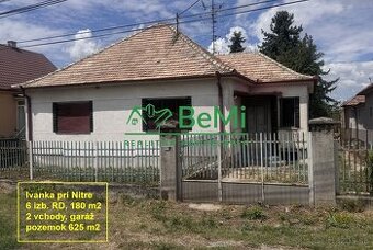 6 izb. rodinný dom s veľkým potenciálom, Ivanka pri Nitre