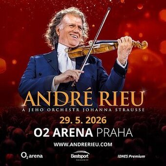 🎻 André Rieu Praha 2026 – TOP lístky v predaji 🎶