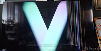 85" QLED TCL 85C645 google TV poškodená obrazovka
