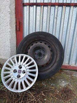 Kolesá s gumami 4x100 + puklice Fiat 185/65/15
