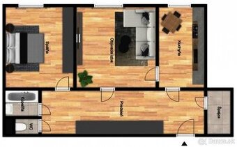 2-izb. tehlový byt v širšom centre Prešova