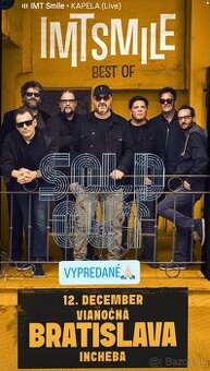 IMT Smile BEST OF 12.12. predám 2 lístky