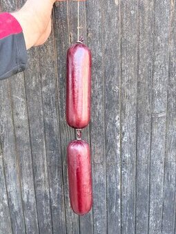 Domáce divinové párky,salámy a špekačky