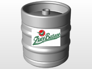 Zlatý Bažant 0,0% Radler Citrón - 30 L sud