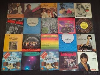 Zbierka 96ks LP SP 7" Vinyl platne