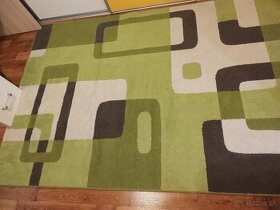 Zelený koberec 160x230 cm