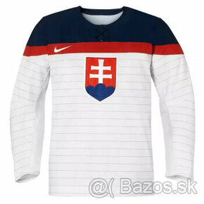 Kúpim hokejový dres - NIKE , Soči ZOH 2014 - biely s hymnou
