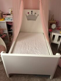 Detská rastúca posteľ+rastúci matrac (nový) - 1