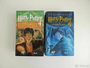 Harry Potter 4. a 5. časť (spolu za 10€)