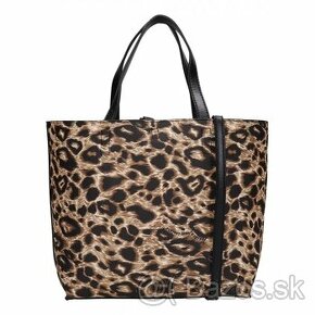 úplne nová Versace Jeans Couture leopard obojstranná kabelka