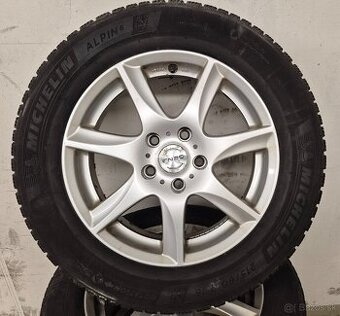 Hliníkové disky ENZO + zimné pneu VW, Škoda 5x112 16"