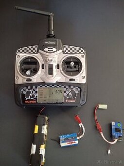 Vysielač a príjmač Walkera Robbe 2.4GHz