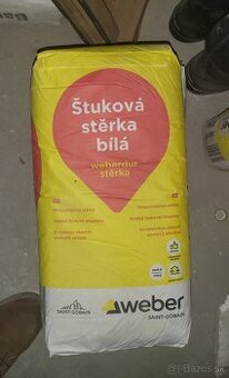 Weber stierka - štuková stierka biela
