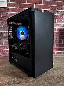Herné PC: Ryzen 5 5600X, RX 6600 XT, 16GB RAM, 1T NVMe