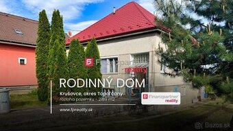 Rodinný dom s rozlahľým pozemkom 2189 m2, Krušovce, Topoľča