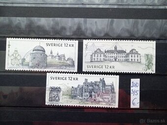 Poštové známky č.416 - Švédsko - architektúra