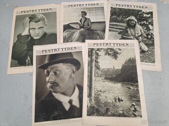 5x časopis Pestrý týden 1930