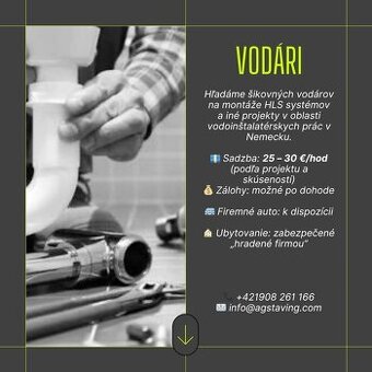 Vodoinstalater/kurenár Nemecko