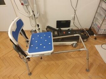 Posuvná lavica do sprchy, otocna