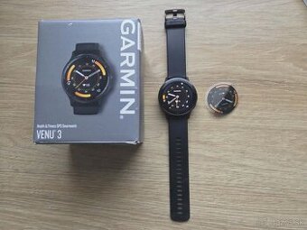 Garmin Venu 3 Slate/Black Band, top, zaruka