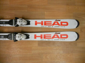 Predám jazdené detské lyže HEAD SUPER SHAPE 127cm. - 1