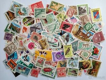 Poštové známky č.751 - MIX SVETA II. - vyše 200 ks