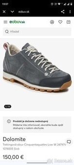 damske kozene topanky DOLOMITE 54 low vel. 37,5