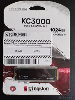 1TB SSD KINGSTON KC3000 M.2 PCI-e 4.0 NVMe