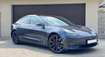 Tesla Model 3 Performance – 513 hp | Dual Motor | Šedá metal