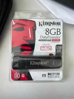 USB kľúč Kingston DataTraveler 4000 G2 čierny (šifrovací)