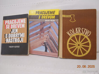 Predám knihy o spracovaní dreva