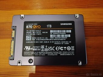 Predám SATA SSD Samsung 870 QVO 1TB