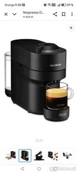 Kávovar nespresso Vertuo cierny