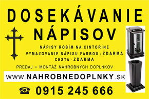 DÁTUMY ÚMRTIA ZLATENIE NÁPISOV