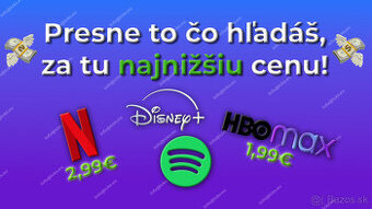 [AKCIA] Streamovacie Platformy - Netflix, YouTube, HBO Max