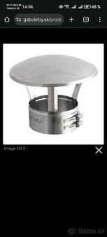 Komínová strieška nerezová 200