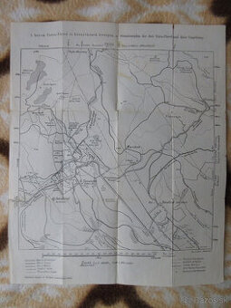 Mapa Starý Smokovec r. cca 1910, Dolný Smokovec