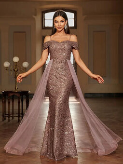 Spoločenské šaty zlaté