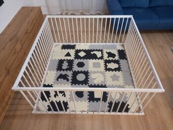 Detská ohrádka 150x150 s podložkou