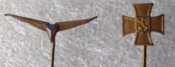 vojenské odznaky - miniatury i iné