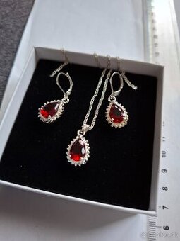 Strieborná sada šperkov